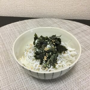 簡単！おいしい！しらす丼